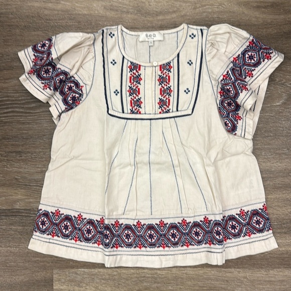 Sea Embroidered Top - Picture 1 of 5